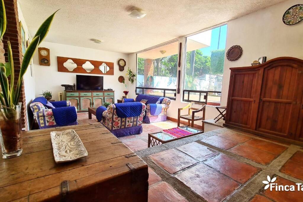 Finca Taino. Hermosa Casa Con Alberca Jiutepec Eksteriør bilde